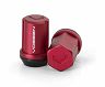 Vossen 35mm Lug Nut - 12x1.25 - 19mm Hex - Cone Seat - Red (Set of 20) for Universal 