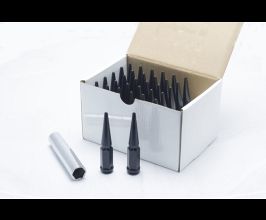Wheel Mate Spiked Lug Nuts Set of 32 - Black 14x2.0 for Universal All