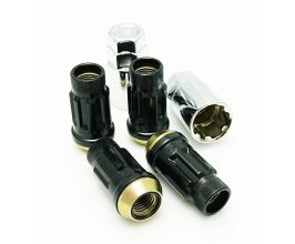 Wheel Mate Muteki SR45R Lug Nut Kit Lock Set 12x1.5 45mm - Black for Universal All