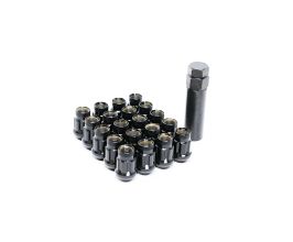 Wheel Mate Monster Lug 35 Short Lug Nut Set of 20 - Black 14x1.50 for Universal All