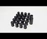 Wheel Mate Muteki HR38 Open End Lug Nuts 12x1.50 Titanium Chrome / Blue Ring