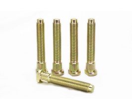 Wheel Mate Stud Conversion M14 x P1.50-M12 x P1.50 / 1.75in L - Nickel Finish (QTY 20) for Universal All