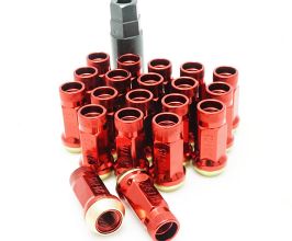 Wheel Mate Muteki SR45R Lug Nut Kit Lock Set 12x1.5 45mm - Red for Universal All