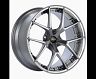 BBS RI-S 20x8.5 5x112 ET22 Diamond Silver Center / Diamond Cut Lip Wheel -82mm PFS/Clip Required for Universal 