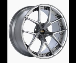 BBS RI-S 20x9 5x112 ET34 Diamond Silver Center / Diamond Cut Lip Wheel -82mm PFS/Clip Required for Universal All