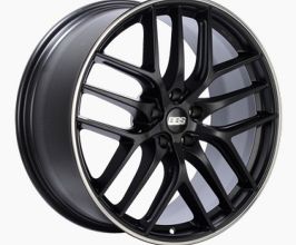 BBS CC-R 19x9.5 5x112 ET42 Satin Black Polished Rim Protector Wheel -82mm PFS/Clip Required for Universal All