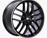 BBS CC-R 19x10 5x112 ET48 Satin Black Polished Rim Protector Wheel -82mm PFS/Clip Required for Universal 