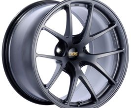 BBS RI-A 18x9.5 5x120 ET40 Matte Graphite Wheel -82mm PFS/Clip Required for Universal All