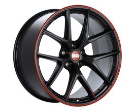 BBS CI-R Nurburgring Edition 19x9.5 5x120 ET40 Satin Black/Red Lip Wheel - 82mm PFS Required for Universal All