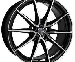 ENKEI DRACO 18x8.0 5x114.3 45mm Offset 72.6mm Bore Machined Black Wheel for Universal All