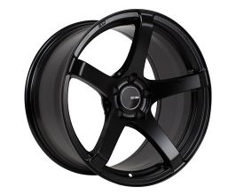 ENKEI Kojin 17x8 40mm Offset 5x114.3 Bolt Pattern 72.6mm Bore Dia Matte Black Wheel for Universal All