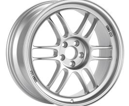 ENKEI RPF1 17x7 4x100 43mm Offset 73mm Bore Silver Wheel  Miata 4-Lug/Honda & Acura 4-Lug/02-06 Mini for Universal All