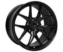 ENKEI TSR-X 20x8.5 40mm Offset 5x120 BP 72.6mm Bore Gloss Black Wheel for Universal All