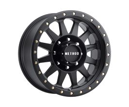 METHOD Method MR304 Double Standard 16x8 0mm Offset 8x6.5 130.81mm CB Matte Black Wheel for Universal All