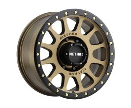 METHOD Method MR305 NV 17x8.5 0mm Offset 8x6.5 130.81mm CB Method Bronze/Black Street Loc Wheel for Universal All