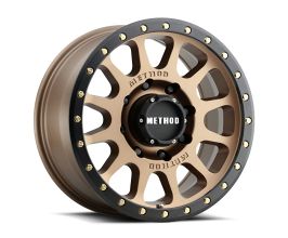 METHOD Method MR305 NV HD 18x9 +18mm Offset 8x6.5 130.81mm CB Method Bronze/Black Street Loc Wheel for Universal All