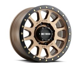 METHOD Method MR305 NV HD 18x9 +18mm Offset 8x170 130.81mm CB Method Bronze/Black Street Loc Wheel for Universal All