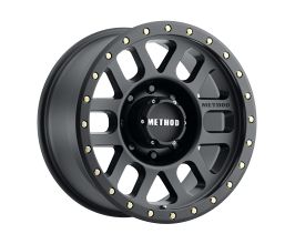 METHOD Method MR309 Grid 18x9 +18mm Offset 8x180 130.81mm CB Matte Black Wheel for Universal All