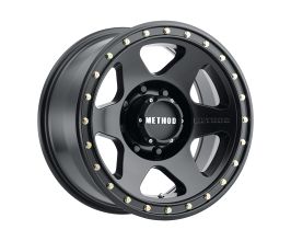 METHOD Method MR310 Con6 17x8.5 0mm Offset 8x6.5 130.81mm CB Matte Black Wheel for Universal All