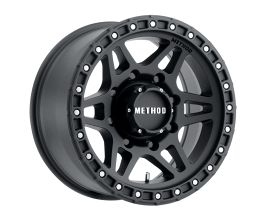 METHOD Method MR312 18x9 +18mm Offset 8x6.5 130.81mm CB Matte Black Wheel for Universal All