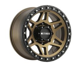 METHOD Method MR312 18x9 +18mm Offset 8x6.5 130.81mm CB Method Bronze/Black Street Loc Wheel for Universal All