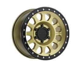 METHOD Method MR315 17x8.5 0mm Offset 6x120 67mm CB Gold/Black Street Loc Wheel for Universal All