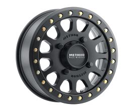 METHOD Method MR401 UTV Beadlock 15x6 5+1/+53mm Offset 4x136 106mm CB Matte Black w/BH-H24100 Wheel for Universal All