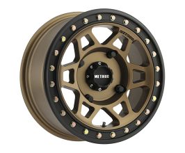 METHOD Method MR405 UTV Beadlock 15x7 5+2/+38mm Offset 4x136 106mm CB Method Bronze w/Matte Blk Ring Wheel for Universal All