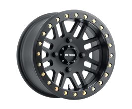 METHOD Method MR406 UTV Beadlock 15x10 5+5/0mm Offset 4x136 106mm CB Matte Black w/BH-H24100 Wheel for Universal All