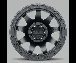 METHOD Method MR317 18x9 +18mm Offset 8x6.5 130.81mm CB Matte Black Wheel for Universal All
