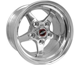 Race Star 92 Drag Star 17x10.5 5x5.5bc 6.5bs Direct Drill Dark Star Polished Wheel for Universal All