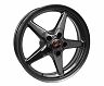 Race Star 92 Drag Star Bracket Racer 17x10.5 5x120 B.C./ 7 B.S. Metallic Gray Wheel for Universal 