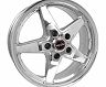 Race Star 92 Drag Star 17x7 5x4.75bc 5.10bs Direct Drill Polished Wheel for Universal 