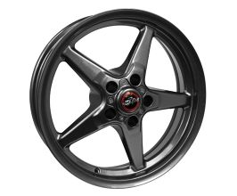 Race Star 92 Drag Star Bracket Racer 17x9.5 5x4.75 B.C./ 6.875 B.S. Metallic Gray Wheel for Universal All