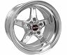 Race Star 92 Drag Star 15x10.00 5x4.50bc 6.25bs Direct Drill Polished Wheel for Universal 
