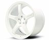 RAYS Wheels 57CR 18x9.5 +38 5x114.3 Ceramic White Pearl Wheel for Universal 