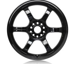 RAYS Wheels 57DR 18x9.5 +38 5-100 Glossy Black Wheel for Universal All