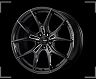 RAYS Wheels 57FXZ 19x8.0 +45 5-100 Super Dark Gunmetal & Machining Rim Edge DC Wheel for Universal 