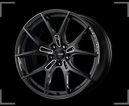 RAYS Wheels 57FXZ 19x8.0 +45 5-112 Super Dark Gunmetal & Machining Rim Edge DC Wheel for Universal All