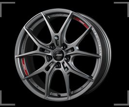 RAYS Wheels 57FXZ Overseas 19x9.5 +38 5-112 Matte Graphite w/Machining Wheel for Universal All