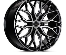 Vossen HF6-3 22x9.5 / 6x139.7 / ET20 / Deep Face / 106.1 - Brushed Gloss Black for Universal All