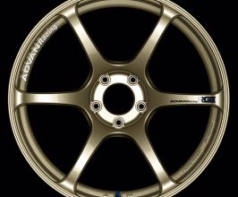 Yokohama Wheel RGIII 18x10.5 +25 5-114.3 Racing Gold Metallic Wheel for Universal All