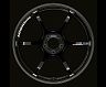 Yokohama Wheel RGIII 18x10.5 +15 5-114.3 Racing Gloss Black Wheel for Universal 