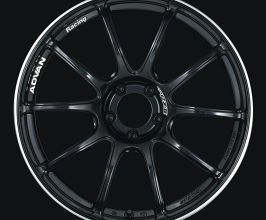 Yokohama Wheel RZII 18x10.5 +15 5-114.3 Racing Gloss Black Wheel for Universal All